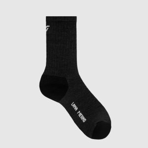 Calcetines Pissei Alaska lana merino negro